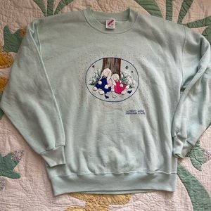 Vintage Bunny Crater Lake national park crewneck sweatshirt